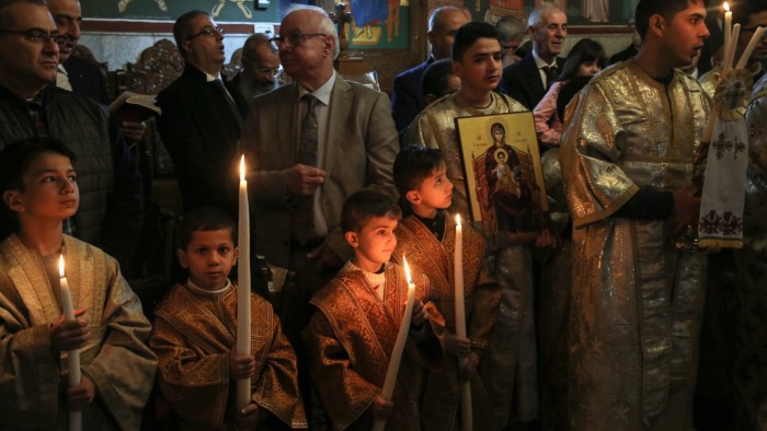 Christians huddled in Gaza speak to the Pope every night