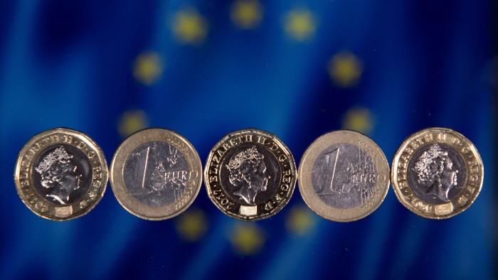 Sterling hovers near highest level against euro since Brexit vote