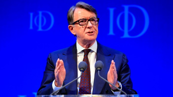 Mandelson slammed as ‘moron’ by Trump adviser after being named US ambassador