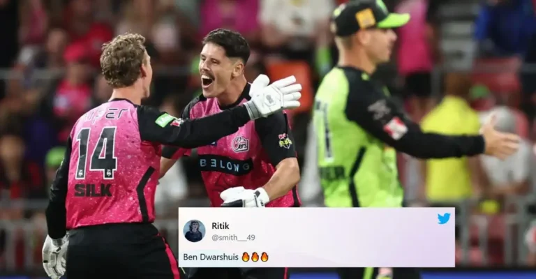 Twitter reactions: Ben Dwarshuis’ all-round heroics propels Sydney Sixers to thrilling win over Syndey Thunder in BBL|14