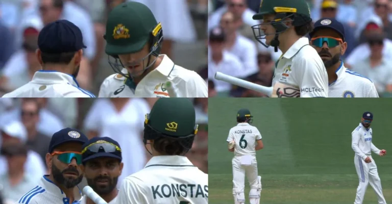 AUS vs IND [WATCH]: Virat Kohli and Sam Konstas exchanged heated words after shoulder bump on Day 1 of the Melbourne Test