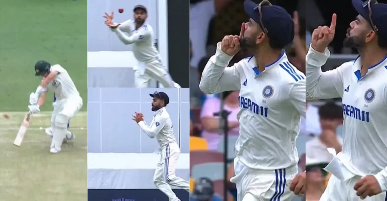 WATCH: Virat Kohli’s ‘finger on lips’ celebration after Marnus Labuschagne’s dismissal on Day 2 of Gabba Test