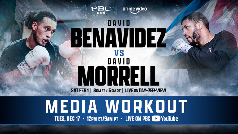 Benavidez Shouts, Shoves Morrell At Heated Face-Off