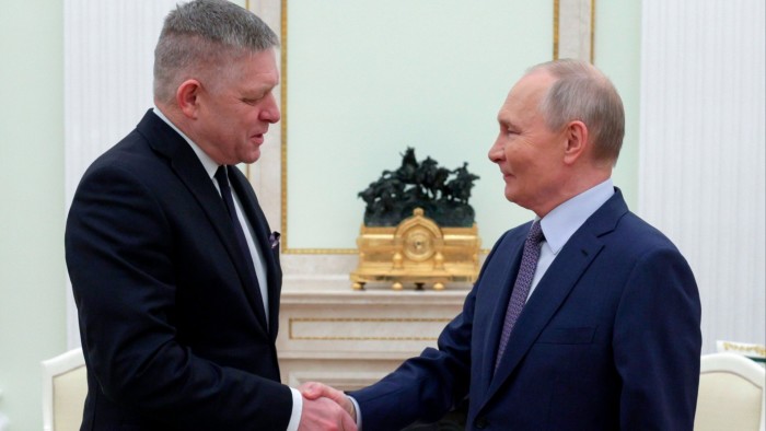 Putin meets Slovakia’s Fico in rare visit by EU leader